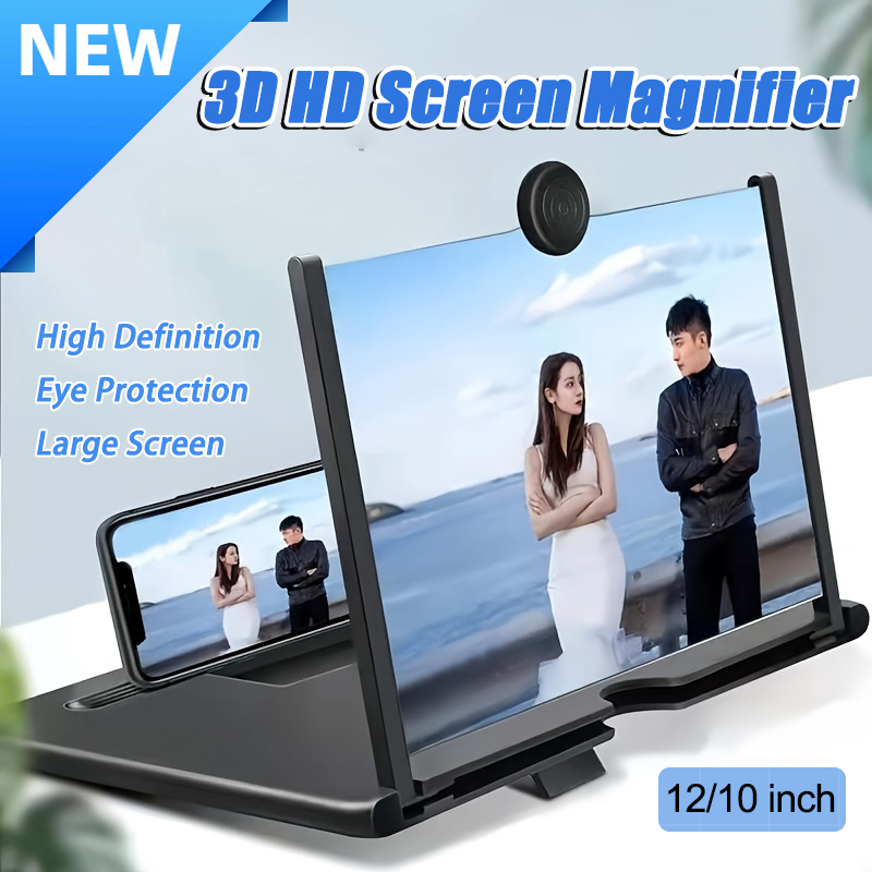 Retro Gaming And Projector - 3D HD Phone Screen Amplifier Projector,