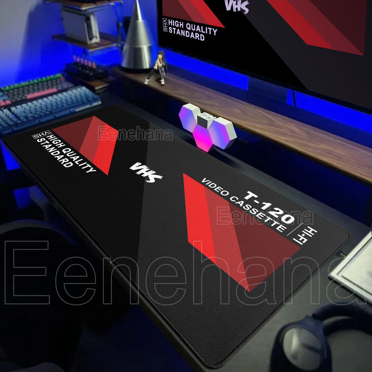 Retro Gaming Xl - Big Retro VHS Style Mouse Pad