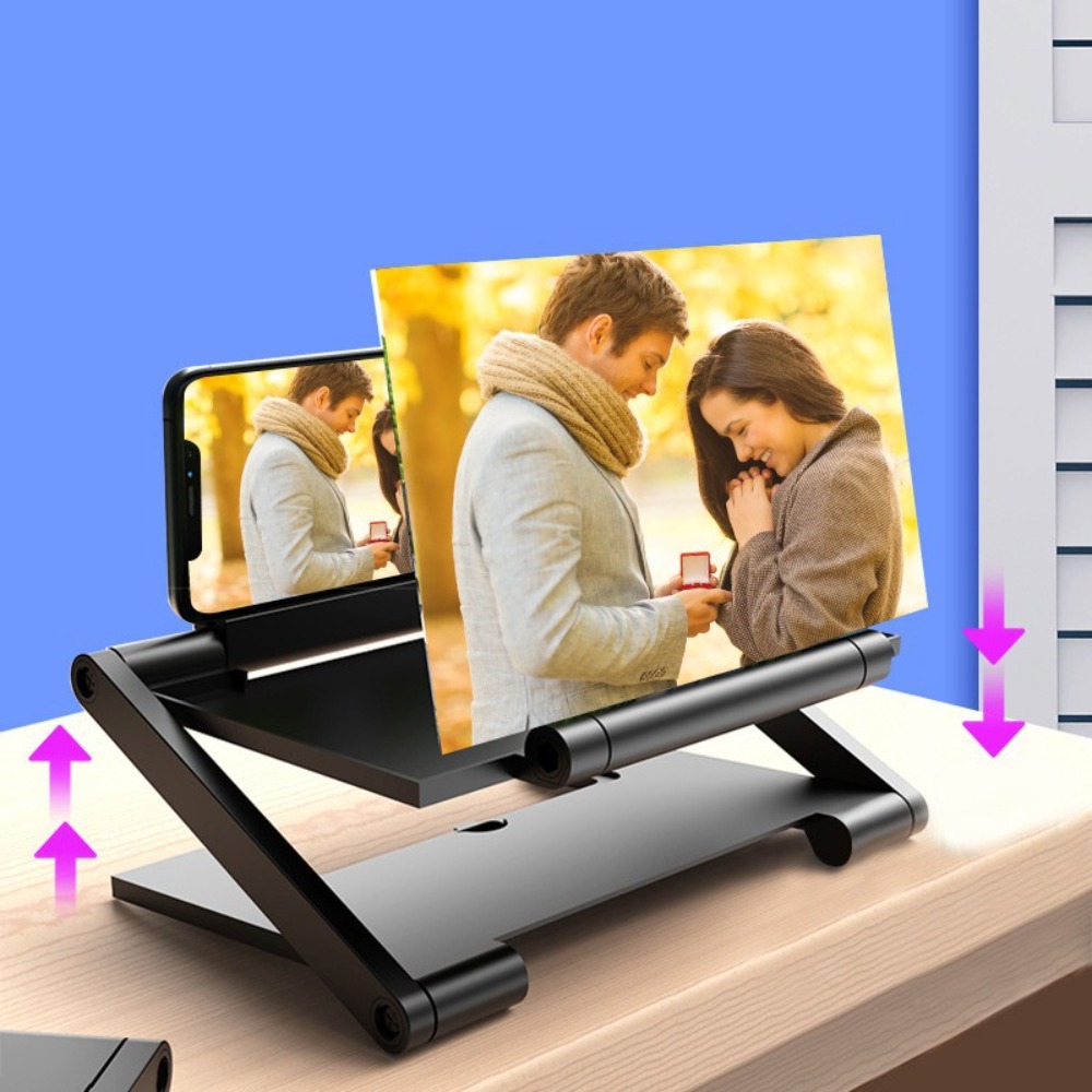 Retro Gaming And Projector - Folding Cell Phone Screen Amplifier Enlarged