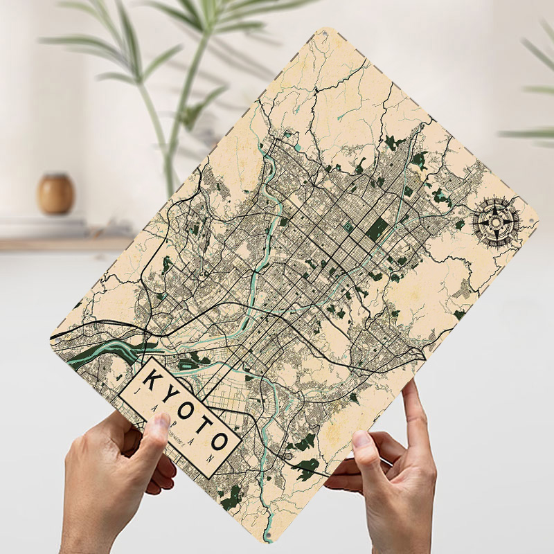Kyoto City Map Japan Vintage P - огляд і ціна Retro Gaming Kyoto