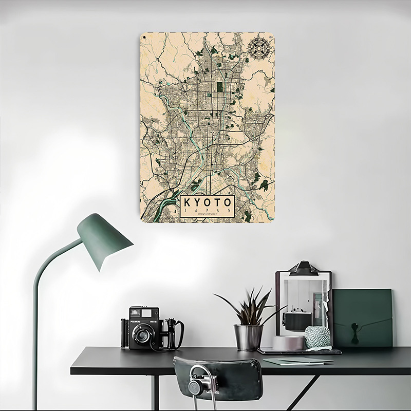 Kyoto City Map Japan Vintage P - огляд і ціна Retro Gaming Kyoto