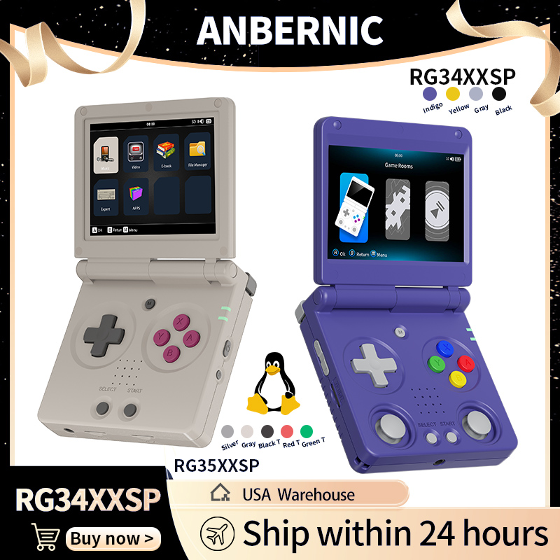 Anbernic RG34XXSP RG35XXSP Fli - огляд і ціна Retro Gaming Aesthetic