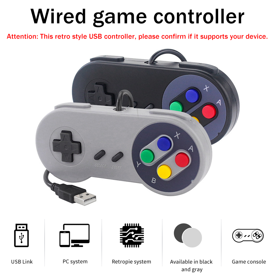 1-2 pcs SNES USB Controller Re - огляд і ціна Raspberry Pi Retropie