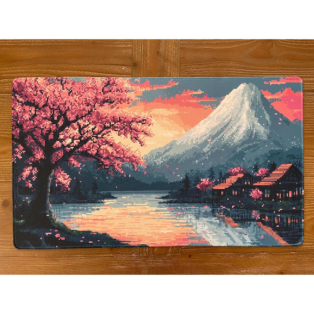 Pixel Art Mount Fuji Cherry Bl - огляд і ціна Retro Gaming Xl