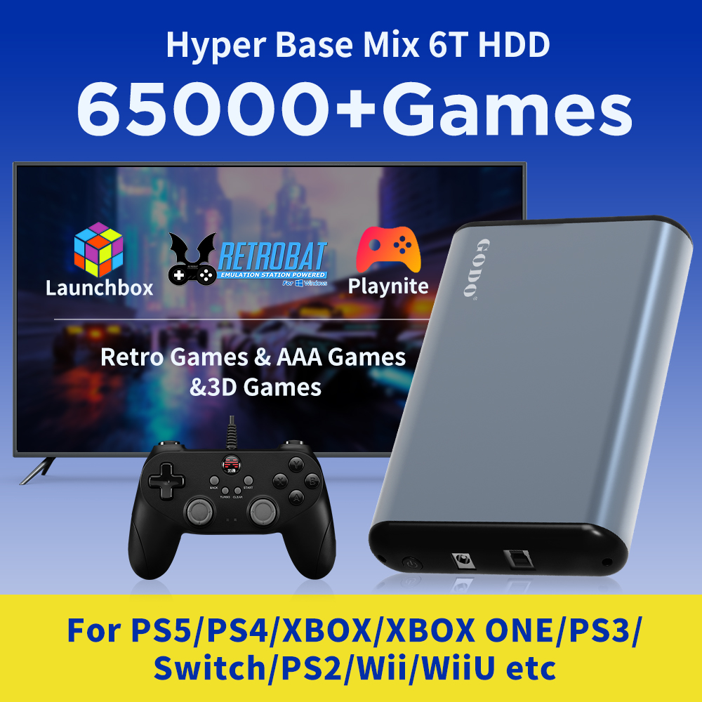 JMachen 6TB Portable Gaming HD - огляд і ціна Retro Gaming Hard Drive