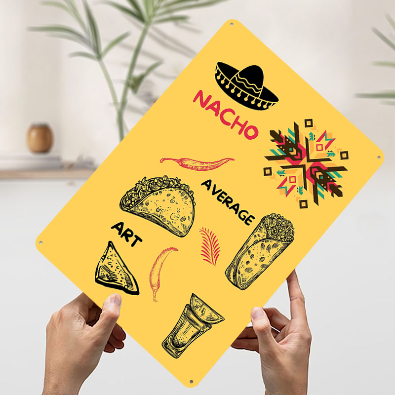 Mexican Food on Yellow Backgro - огляд і ціна Background Retro Gaming