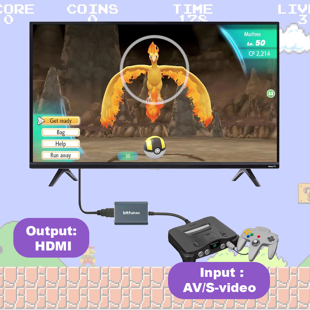 Bitfunx 720P Svideo / AV To HD - огляд і ціна Retro Gaming Upscaler