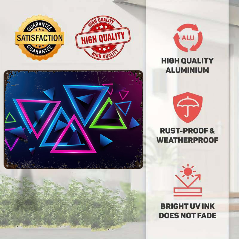 Neon Triangles Abstract Backgr - огляд і ціна Background Retro Gaming