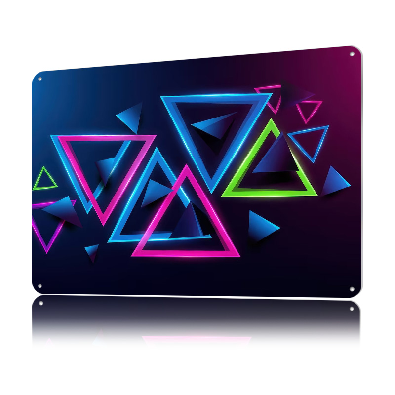 Neon Triangles Abstract Backgr - огляд і ціна Background Retro Gaming