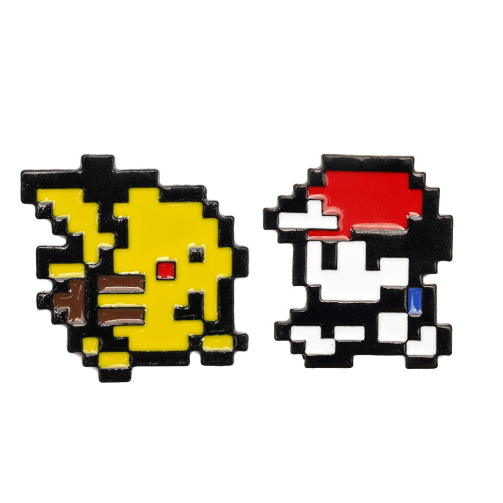 2pcs Retro Game 8-bit Pixel Po - огляд і ціна Retro Gaming Pokemon
