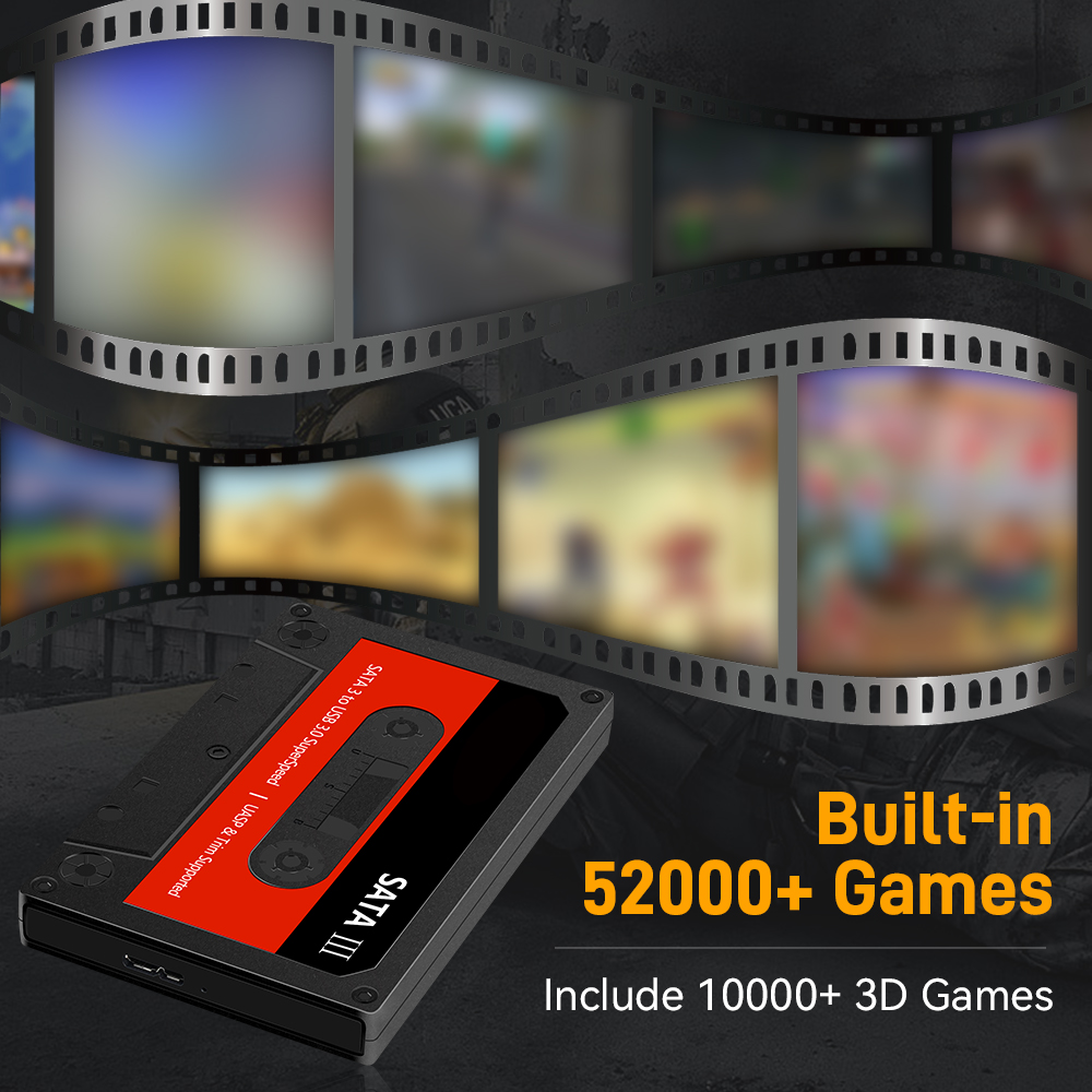 Batocera 500G/2T Emulator Game - огляд і ціна Retro Gaming Hard Drive