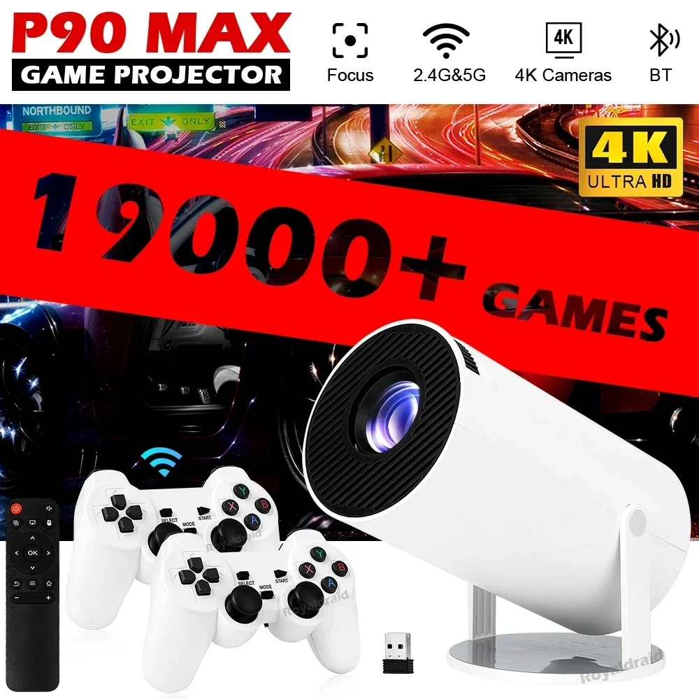 P90 Max Portable Smart Gaming  - огляд і ціна Retro Gaming And Projector
