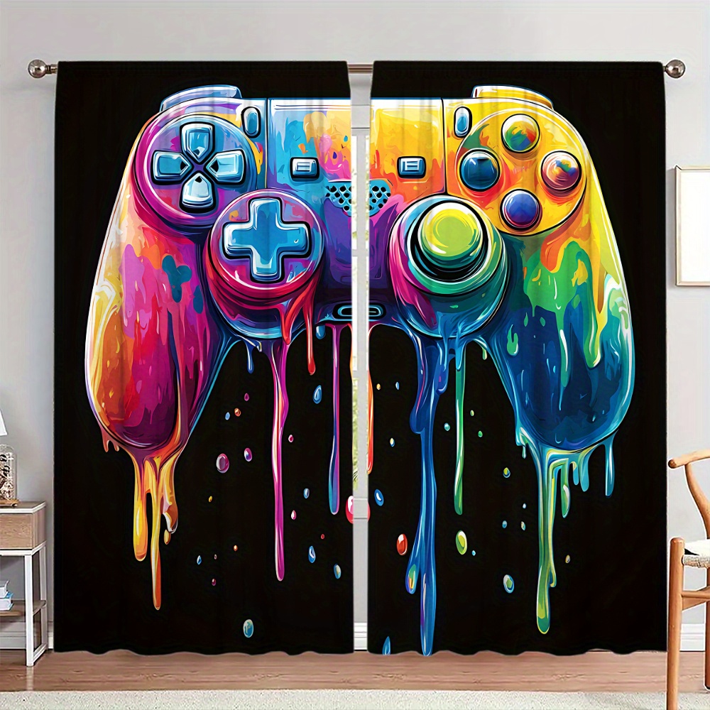 Retro Gaming Controller Curtai - огляд і ціна Background Retro Gaming