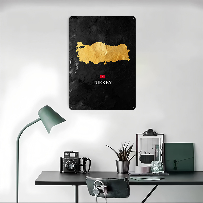 Golden Turkey Map on Black Bac - огляд і ціна Background Retro Gaming