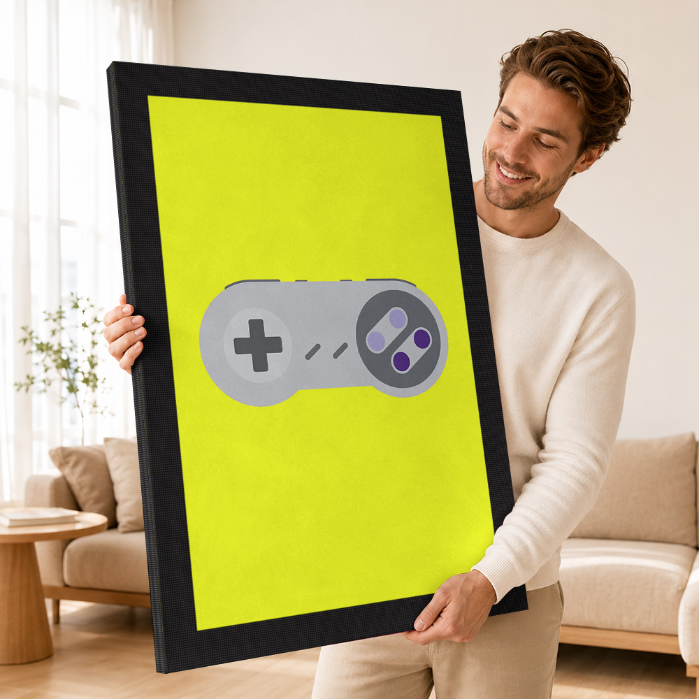 Retro Game Controller on Yello - огляд і ціна Background Retro Gaming