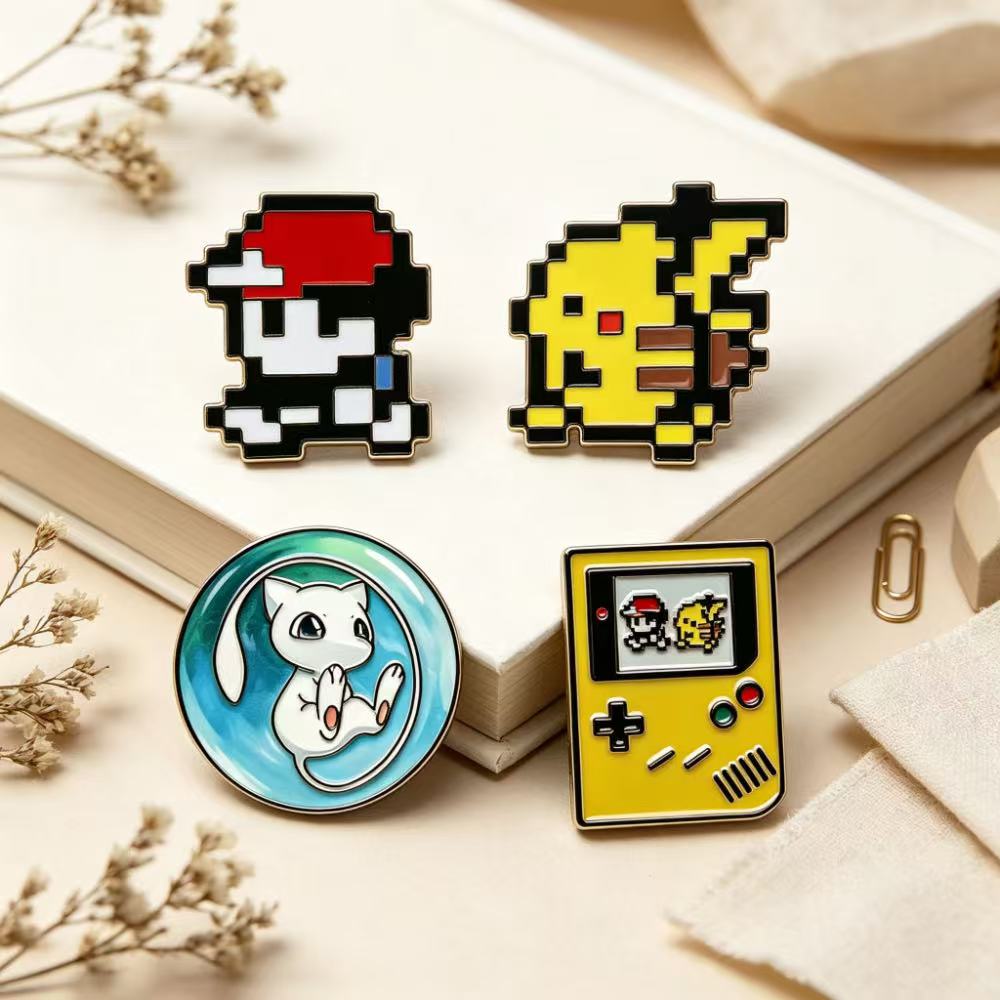 4pcs Retro Game bit Pixel  Ena - огляд і ціна Retro Gaming Pokemon