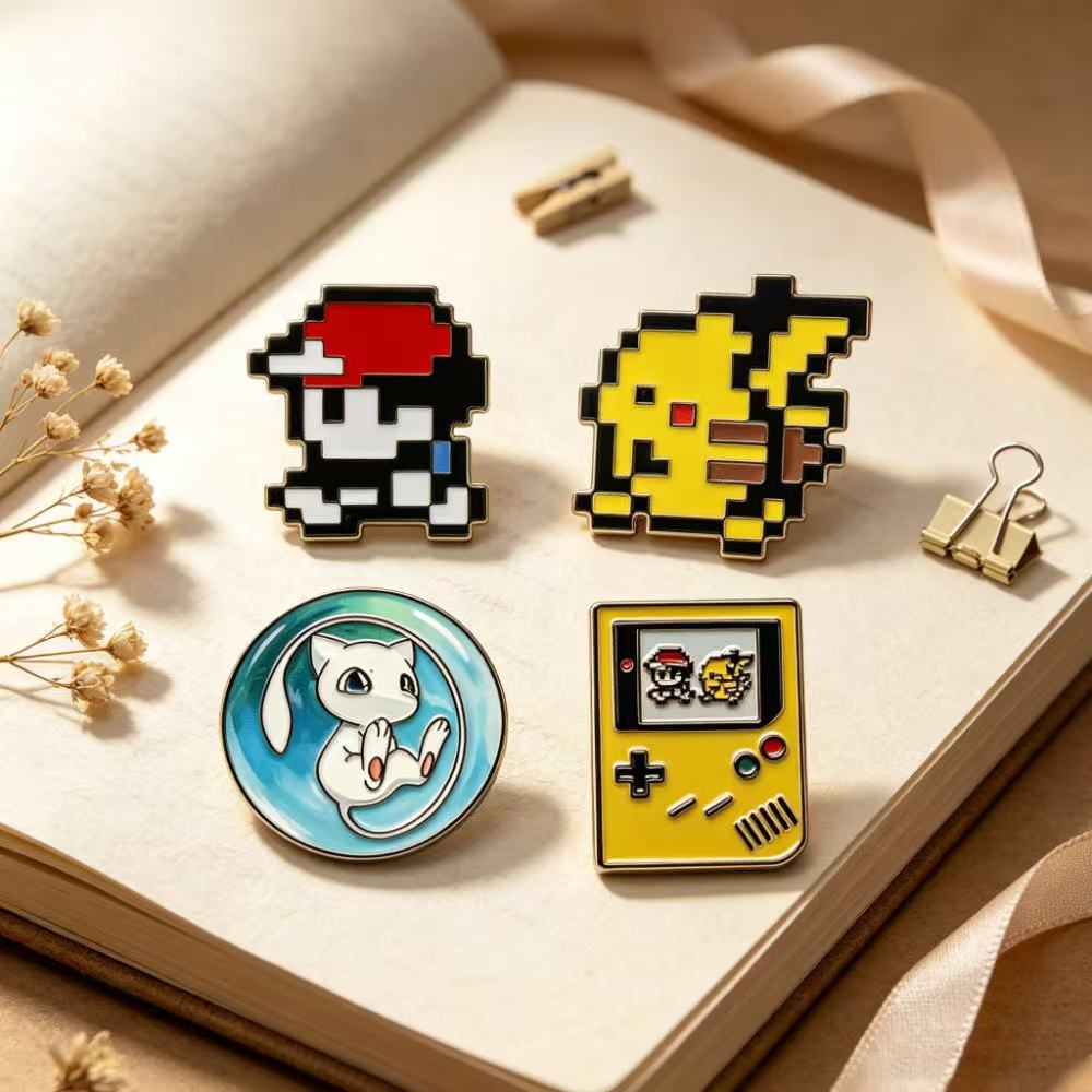 4pcs Retro Game bit Pixel  Ena - огляд і ціна Retro Gaming Pokemon