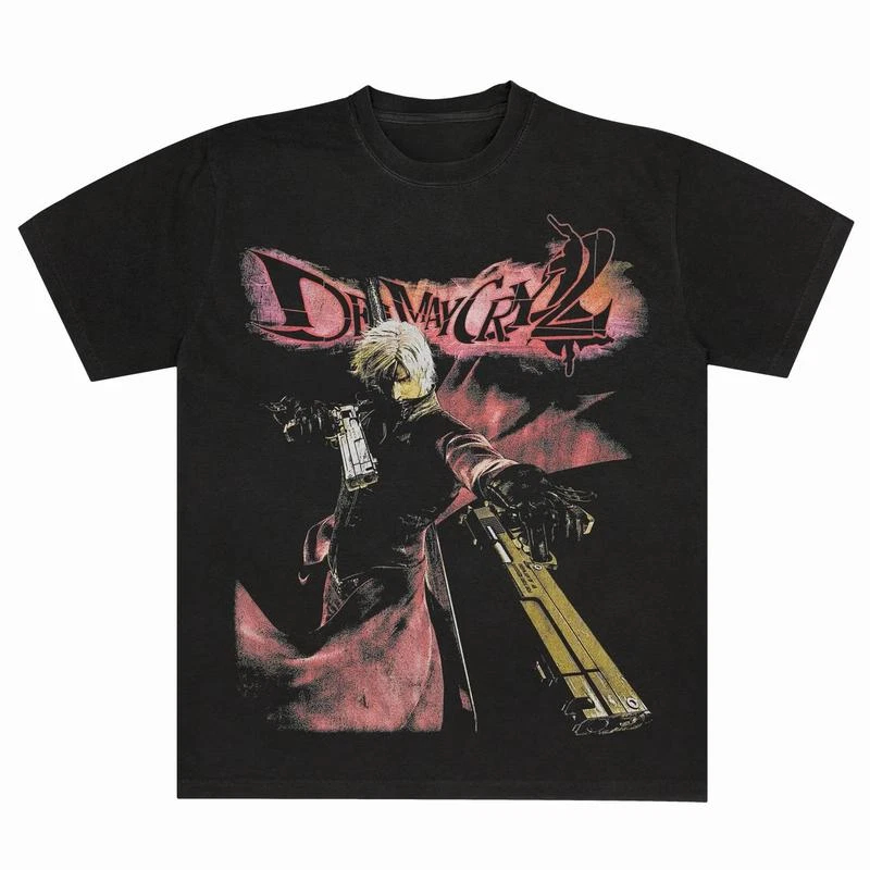 Devil May Cry 2 Dante T-shirt  - огляд і ціна Retro Gaming Aesthetic