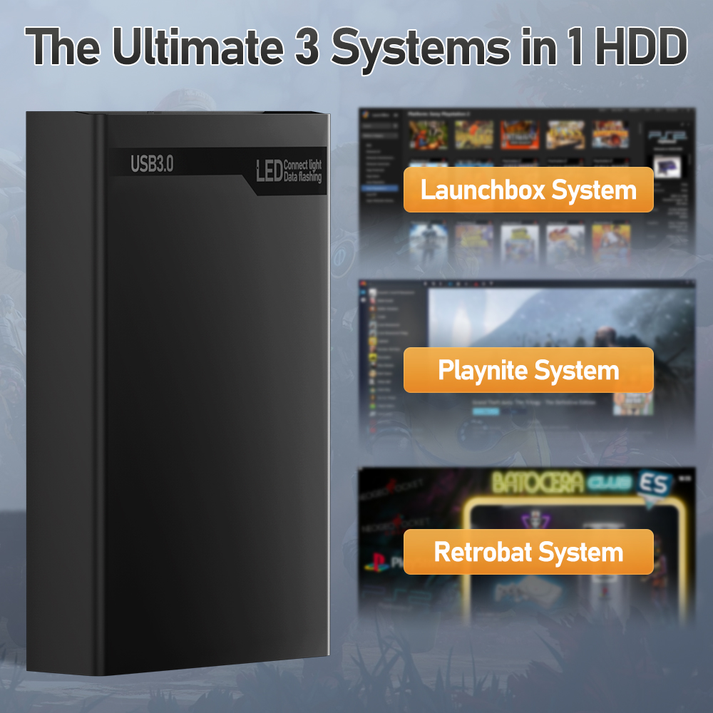 500G Retro Gaming HDD Video Ga - огляд і ціна Retro Gaming Hard Drive