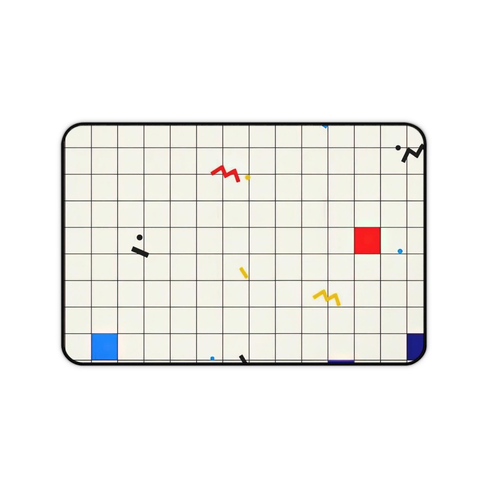 Retro Geometric Grid Desk Mat  - огляд і ціна Retro Gaming Xl