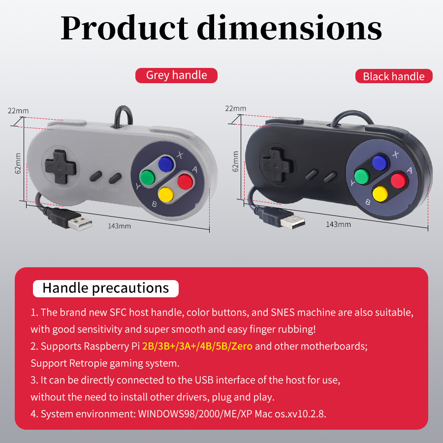 USB Retro Gamepad for PC NESPi - огляд і ціна Raspberry Pi Retropie