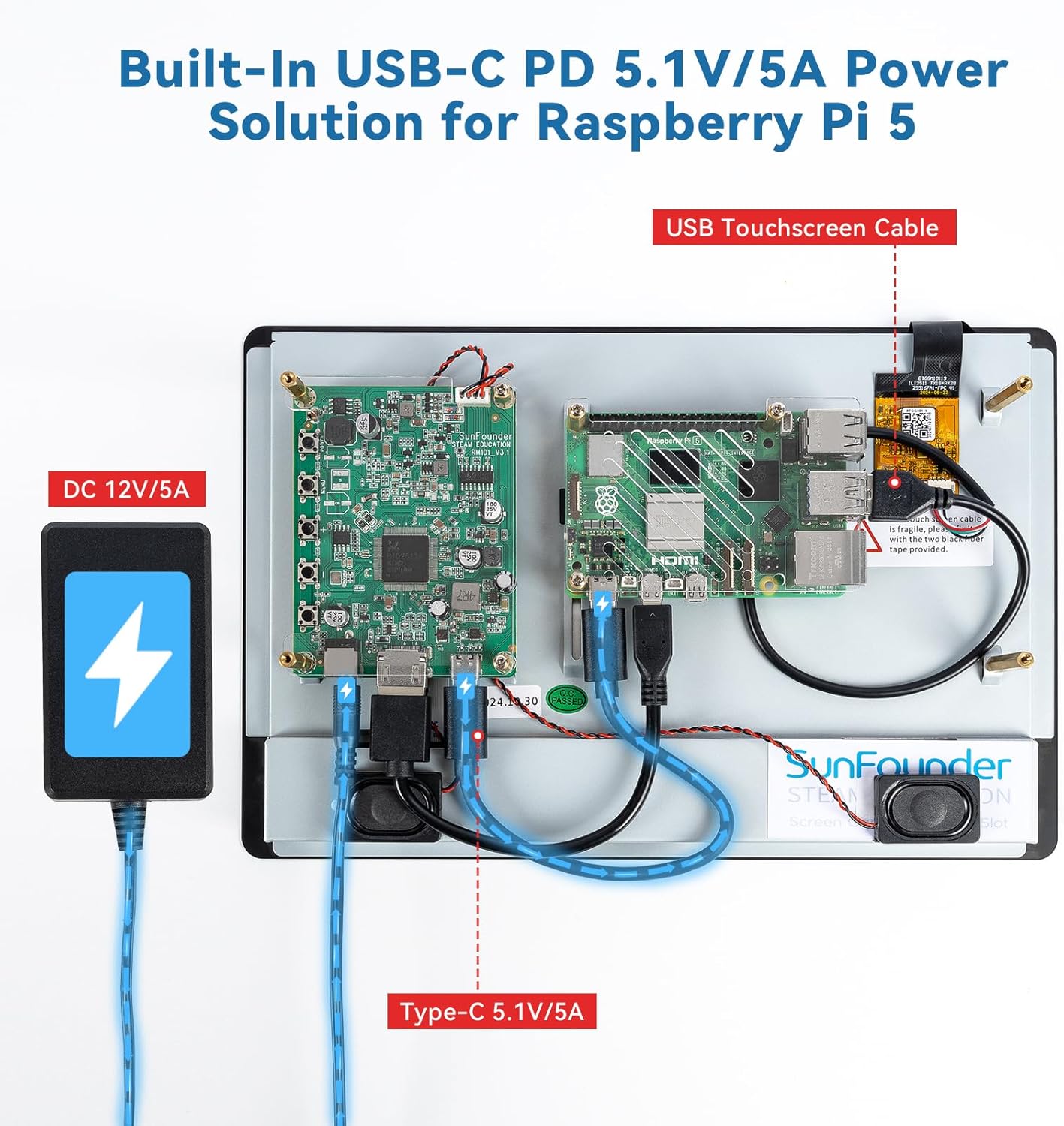 SunFounder 10 Inch DIY Touchsc - огляд і ціна Raspberry Pi Retropie