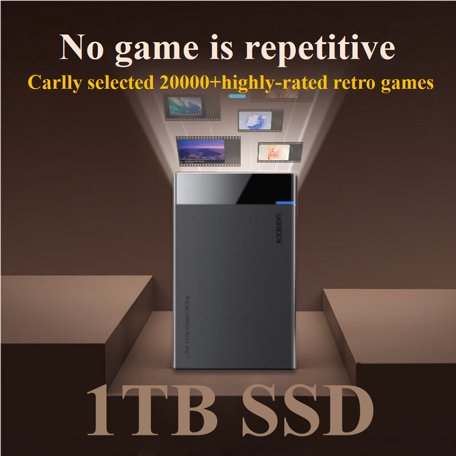 Retro Game 1TB SSD Console Con - огляд і ціна Retro Gaming Hard Drive